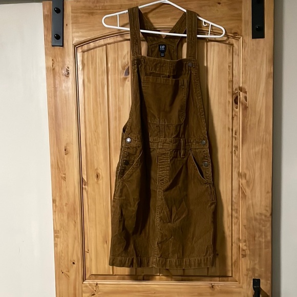 GAP Other - Brown Corduroy Overall Dress